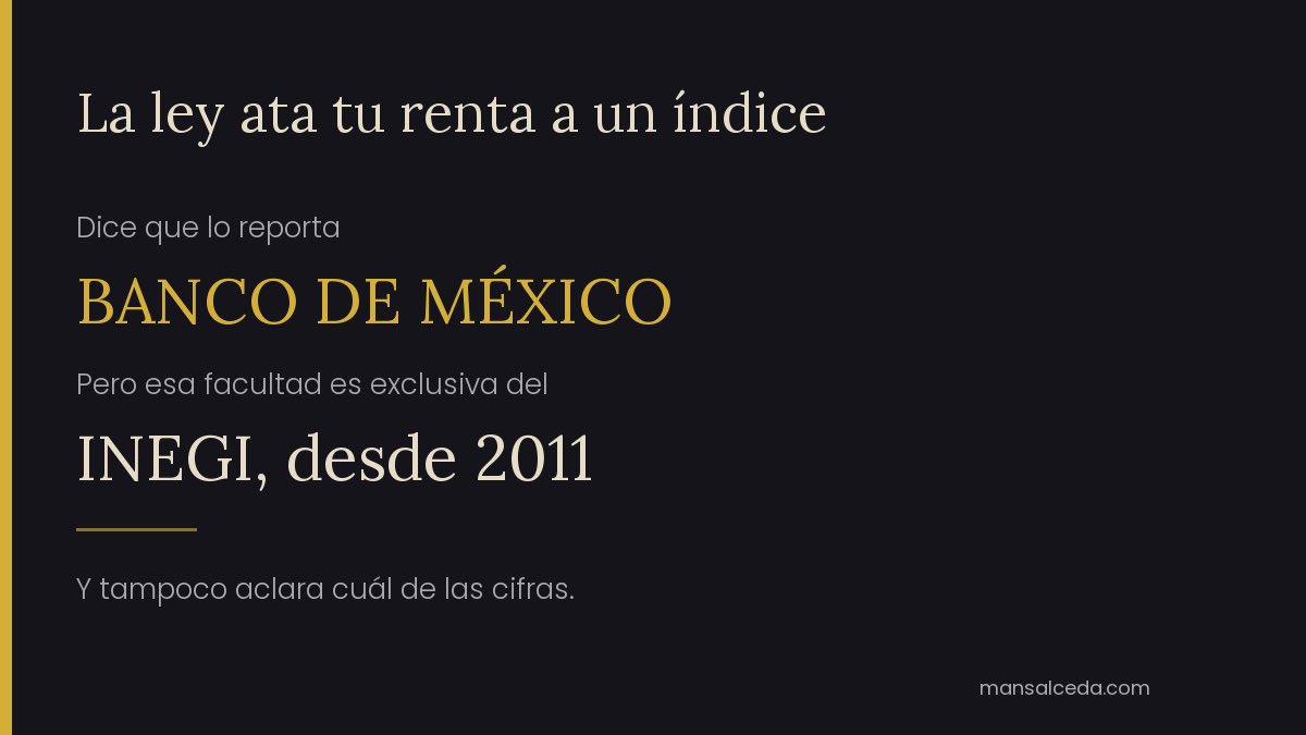 ManSalceda's tweet photo. Si eres dueño de un departamento en la CDMX, desde agosto de 2024 no decides cuánto puede subir su renta: lo decide un índice. https://t.co/CfdxcshVL1