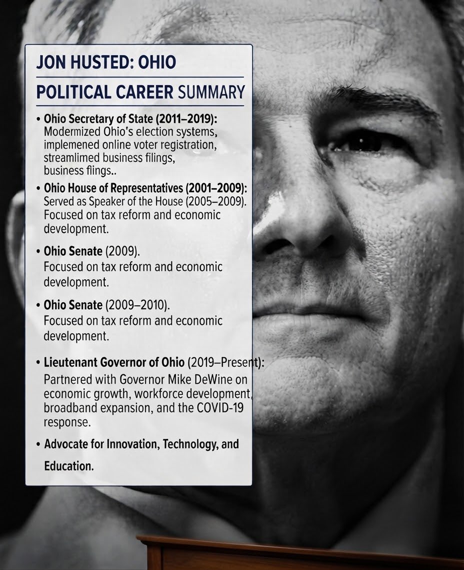 StojicAndrey's tweet photo. Jon Husted has an almost 30 years on Ohio politics. All of it failure. He is not fixing the problems. He is the problem.
Vote @senjonhusted out.
Vote @sherrod to start fixing this mess.
#midterms2026 #goplied #gopfailed #votethemout https://t.co/wAa8g4Rx2x