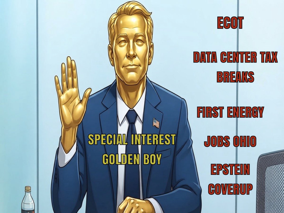 StojicAndrey's tweet photo. Jon Husted has an almost 30 years on Ohio politics. All of it failure. He is not fixing the problems. He is the problem.
Vote @senjonhusted out.
Vote @sherrod to start fixing this mess.
#midterms2026 #goplied #gopfailed #votethemout https://t.co/wAa8g4Rx2x