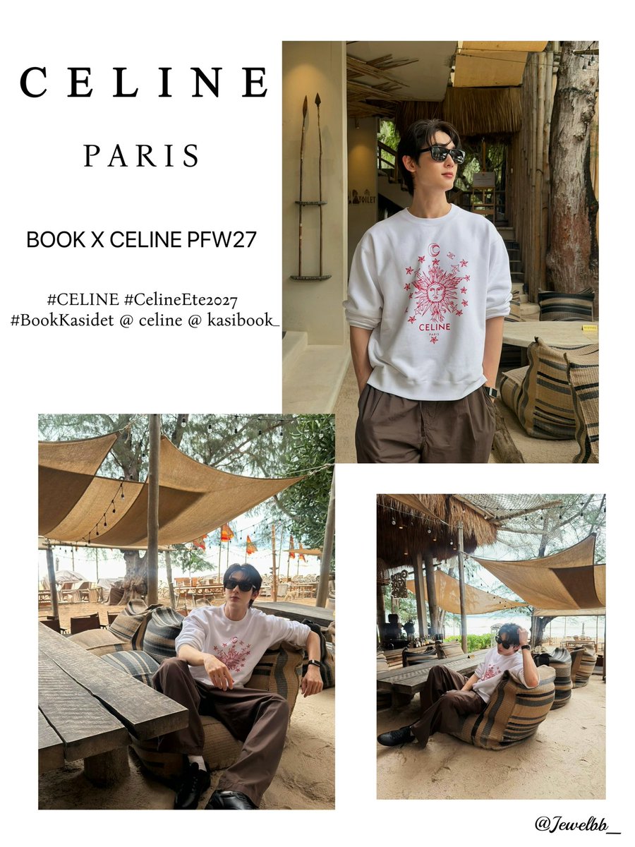 Jewelbb_'s tweet photo. ไม่ใช่บุ๊คก็คิดถึงใครไม่ออกแล้ว ว่าจะเหมาะกับ Celine ขนาดนี้ 

BOOK X CELINE PFW27 ✨
#CELINE #CelineEte2027
#BookKasidet @celineofficial https://t.co/H12EjDHnv2