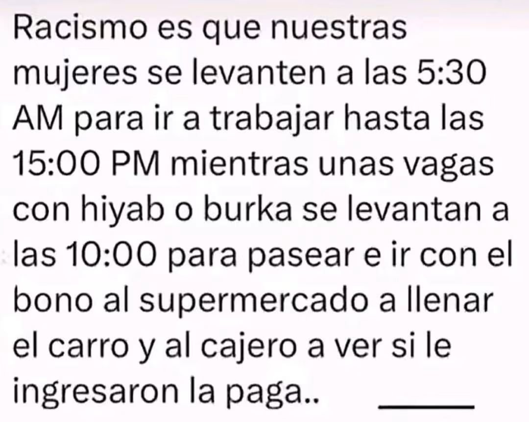 quarter14544's tweet photo. Dicen que es racismo ... es realismo https://t.co/YwnGFBQzvj