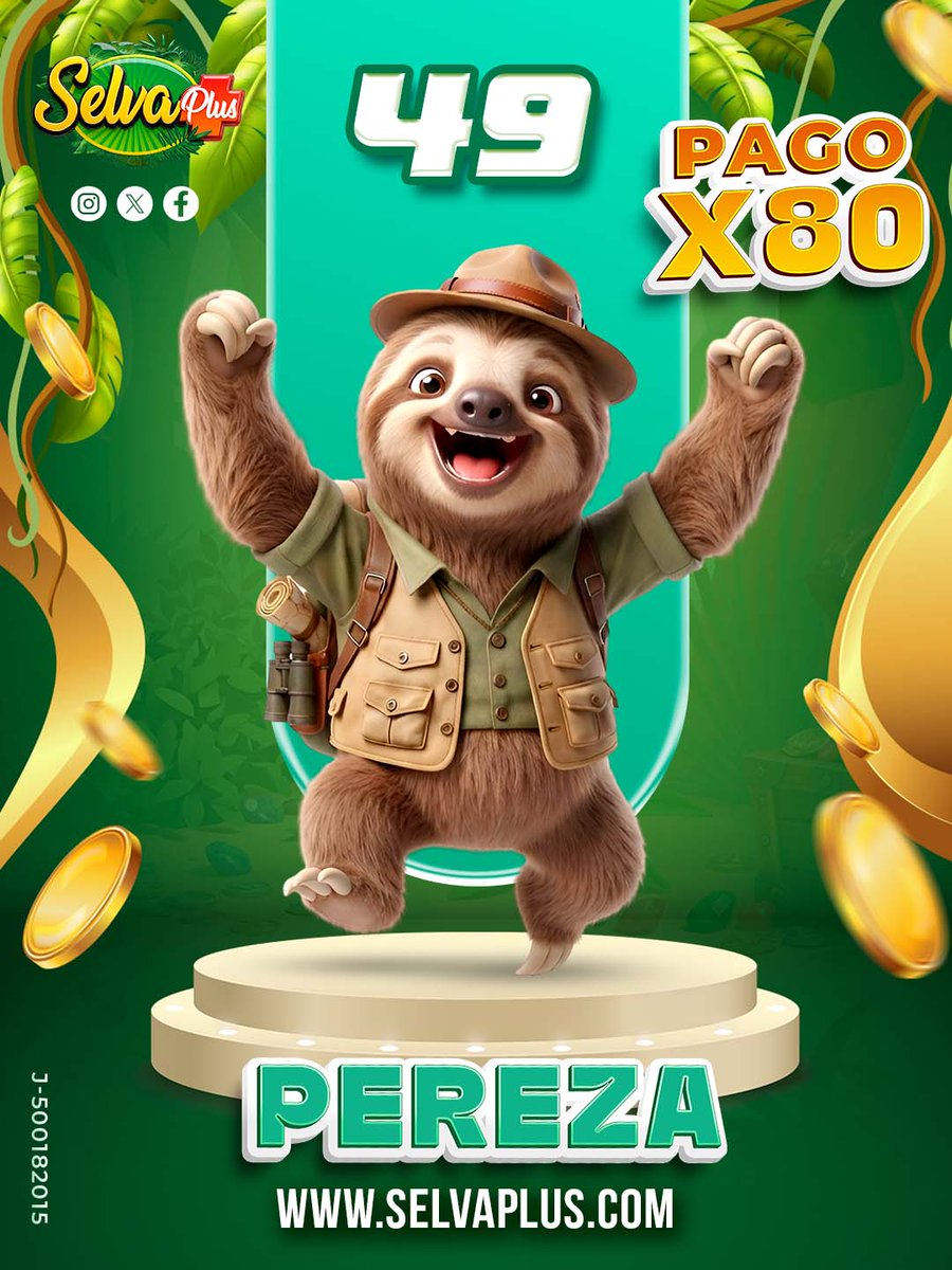 SelvaPlus's tweet photo. ¡El animalito millonario llegó rugiendo fuerte! 🐾💰

📅 Hoy es: Martes, 29 Sept 2026
⏰ Hora del sorteo: 11:15 AM
🥇 Animalito ganador: 49 Pereza

🌴 ¡La selva está celebrando! ¿Eras tú quien confió en el animalito ganador? https://t.co/3Jvj2vBmTV