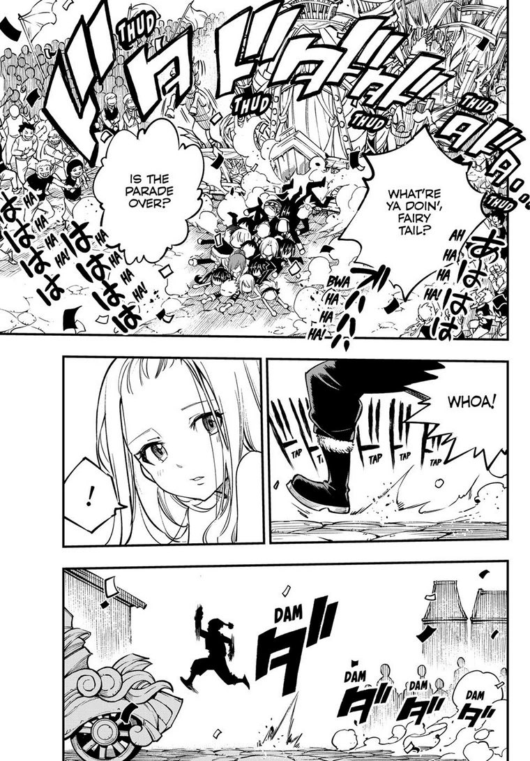 FairyBlooo's tweet photo. Mirajane was thinking about Laxus and even asking about him (because he didn’t show up at the festival) until he showed up, and she literally cried from happiness like a little baby 🥹 https://t.co/9Fpdm5YAGR