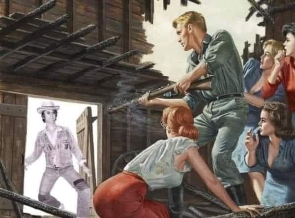 SESSCaine's tweet photo. Me protecting my family from John Lennon https://t.co/i4Y1rlReO3