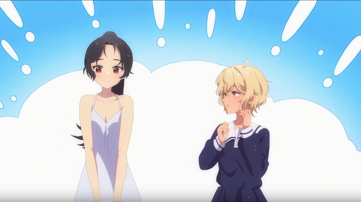 Anim3njoyer's tweet photo. Kimi ga Shinu, Ep 13 &amp; Review:

Ep 13:
Esther (la de los caramelos) tiene las neuronas justas para no cagarse encima. Que no se le ha muerto el hámster, y encima tú has pasado por lo mismo, hija mía... Y encima Ari toda esquizofrénica con visiones 😭. (+)

Review: El anime (+) ⬇️ https://t.co/ubDqOYtDIX