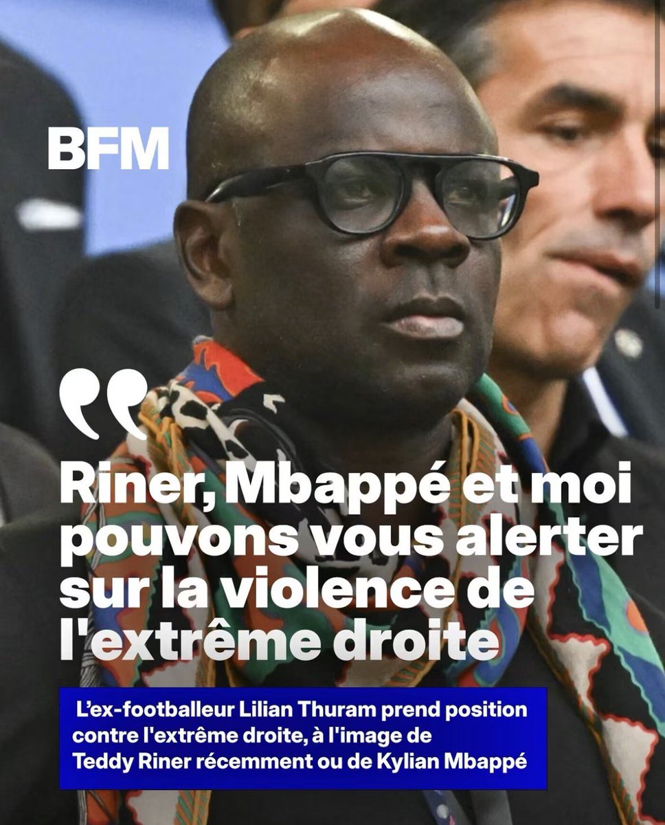 NdongEurydice's tweet photo. Et moi, @NdongEurydice , je peux également vous alerter sur la violence de l’extrême gauche, sur la haine de @KMbappe, @teddyriner et #LilianThuram envers les Français et la France, qui leur a tout donné. Quelle ingratitude !

Ils inventent un temps qui n’existe plus. On n’est plus au temps des champs de coton.

C’est la droite molle et la gauche qui se partagent le gâteau de la politique française depuis bientôt 50 ans. Donc c’est bien cette droite-là et cette gauche-là qui vous gouvernent, vous brutalisent et ont entraîné la France dans le chaos. Ça tombe bien : on veut les dégager.

Si vous avez peur d’une droite qui veut redonner sa grandeur à la France, rétablir l’ordre, défendre les valeurs françaises, retrouver la fierté française, l’amour de son pays, donner la priorité aux Français et libérer nos entreprises, c’est que le problème n’est peut-être pas cette droite qui aime son pays, mais votre rapport à cette idée de la France.

Lorsqu’on appartient à une nation, vouloir protéger son territoire, préserver ce qu’elle a construit, défendre ses intérêts et souhaiter la voir grande, forte, prospère et respectée ne devrait jamais susciter la peur.

On protège naturellement ce à quoi l’on appartient et ce que l’on aime. Pour nous, c’est la France. 🇫🇷