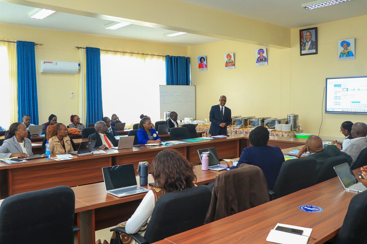 UoEmbu's tweet photo. The University of Embu is hosting a 3-day @KNQA Kenya workshop to officially register as a Qualification Awarding Body (QAB) and integrate its programmes and student records into the National Qualifications Database (NQD).
#UniversityOfEmbu #KNQA #NQD #QAB #KnowledgeTransforms https://t.co/gXFLzVEKma