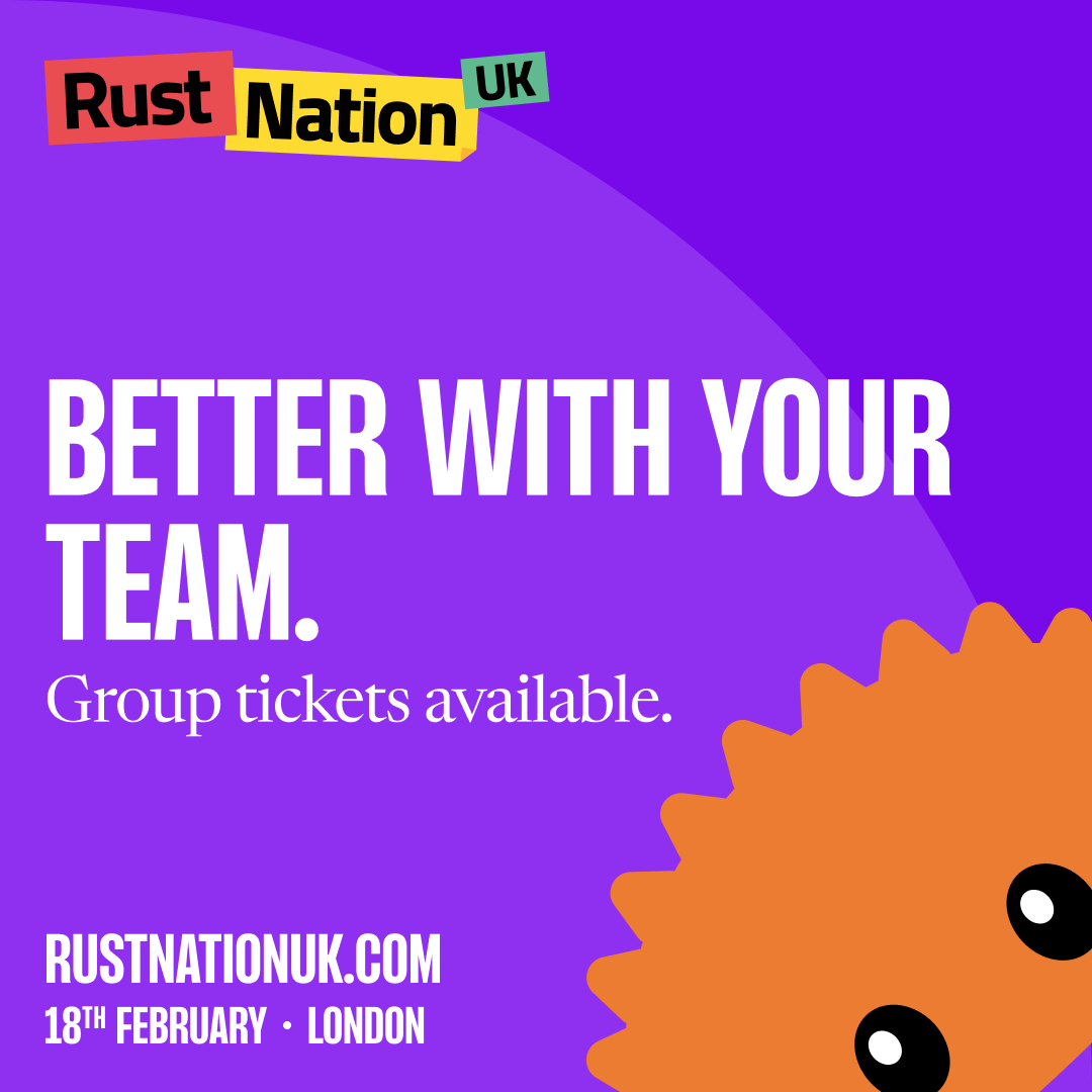 RustNationUK tweet picture