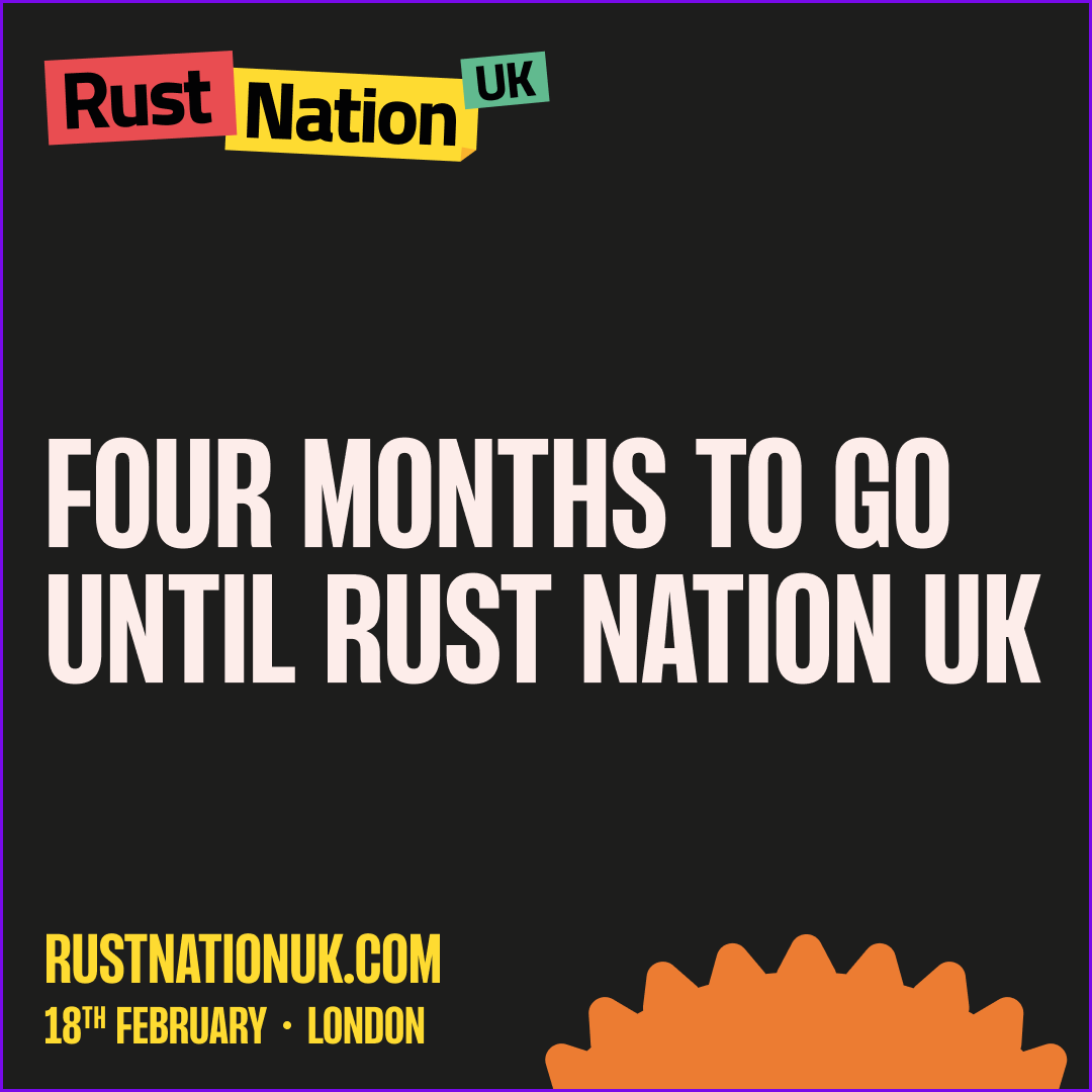 RustNationUK tweet picture