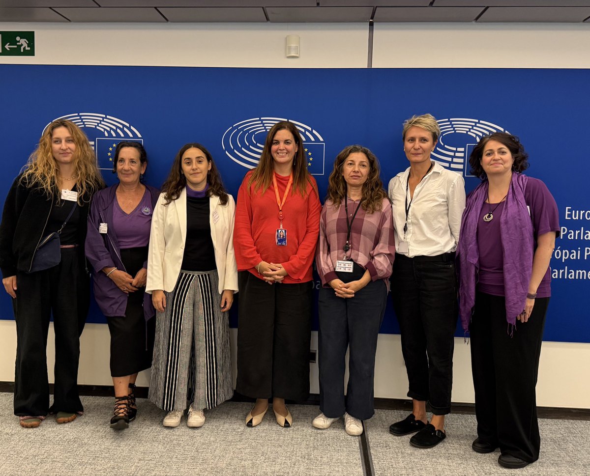 ENoMW's tweet photo. Our thanks to MEP @SanGomezLopez (@TheProgressives) for today’s discussion and for her support for women’s rights and the funding of women’s rights organisations in the next Multiannual Financial Framework. https://t.co/XrYTHMf5YJ