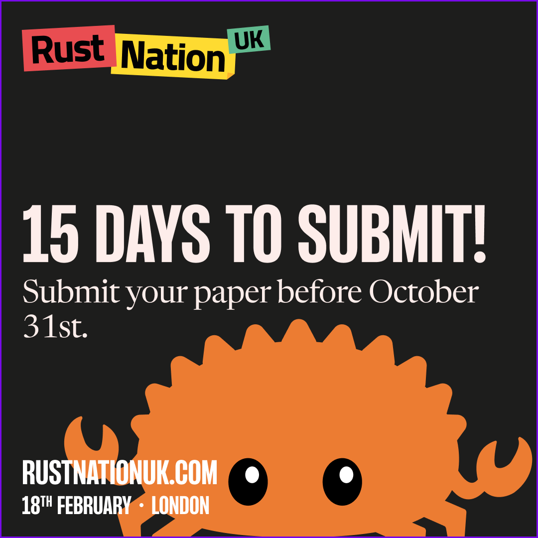 RustNationUK tweet picture