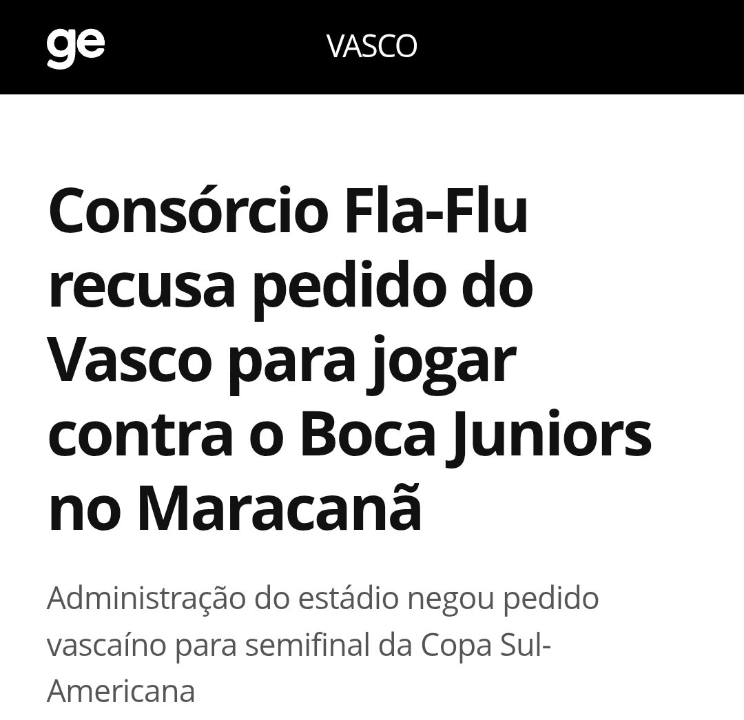 danimontpsol's tweet photo. ACABEI DE OFICIAR O CONSÓRCIO DO MARACANÃ E A SECRETARIA DA CASA CIVIL

O Maracanã é um equipamento público e não pode ser administrado como se tivesse dono, estamos falando de uma concessão. É preciso explicar por que o gramado serve para uma partida da NFL, para grandes eventos e para diferentes programações, mas, quando chega a vez do Vasco enquanto mandante, surgem todos os tipos de justificativa para impedir o uso do estádio.

Não se trata de qualquer clube de várzea, mas de um dos maiores do Brasil, jogando três dos maiores campeonatos do continente nesse momento. O Vasco tem uma história que se confunde com a democratização do futebol e com a luta contra o racismo. A gigante torcida vascaína também é parte da história do Maracanã; não à toa existe a estátua do Bellini ali. 

Se existe um critério técnico, que ele seja público, transparente e aplicado igualmente a todos, inclusive aos times do consórcio. O que não pode existir é uma regra para cada clube. O Vasco não pode, mais uma vez, ser excluído.