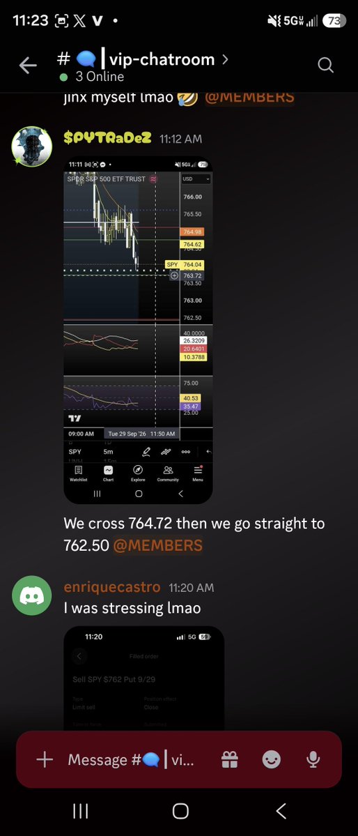 SPY_TRaDeZ's tweet photo. I keep my members updated every minute and keep you ahead of what's about to happen! Your guru do that? $spy $qqq #hardwork https://t.co/OhsU42ESsa