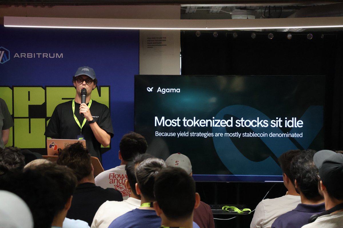 aditichoprax's tweet photo. given how my most of my work revolves around project managing @arbitrum Open House - our flagship builders program, seeing three of our london cohort winning teams make it to @token2049's Nexus startup competition top 10 finalists and a fourth participating team making it to top 50 is all the validation i needed today and will need forever! 

congrats buddies @xLiquida @TheRiskProtocol @agamafinance and @bermudabayzk! 

reminiscing the not-so-long ago times when i clicked y'all pitching in london! 💙
