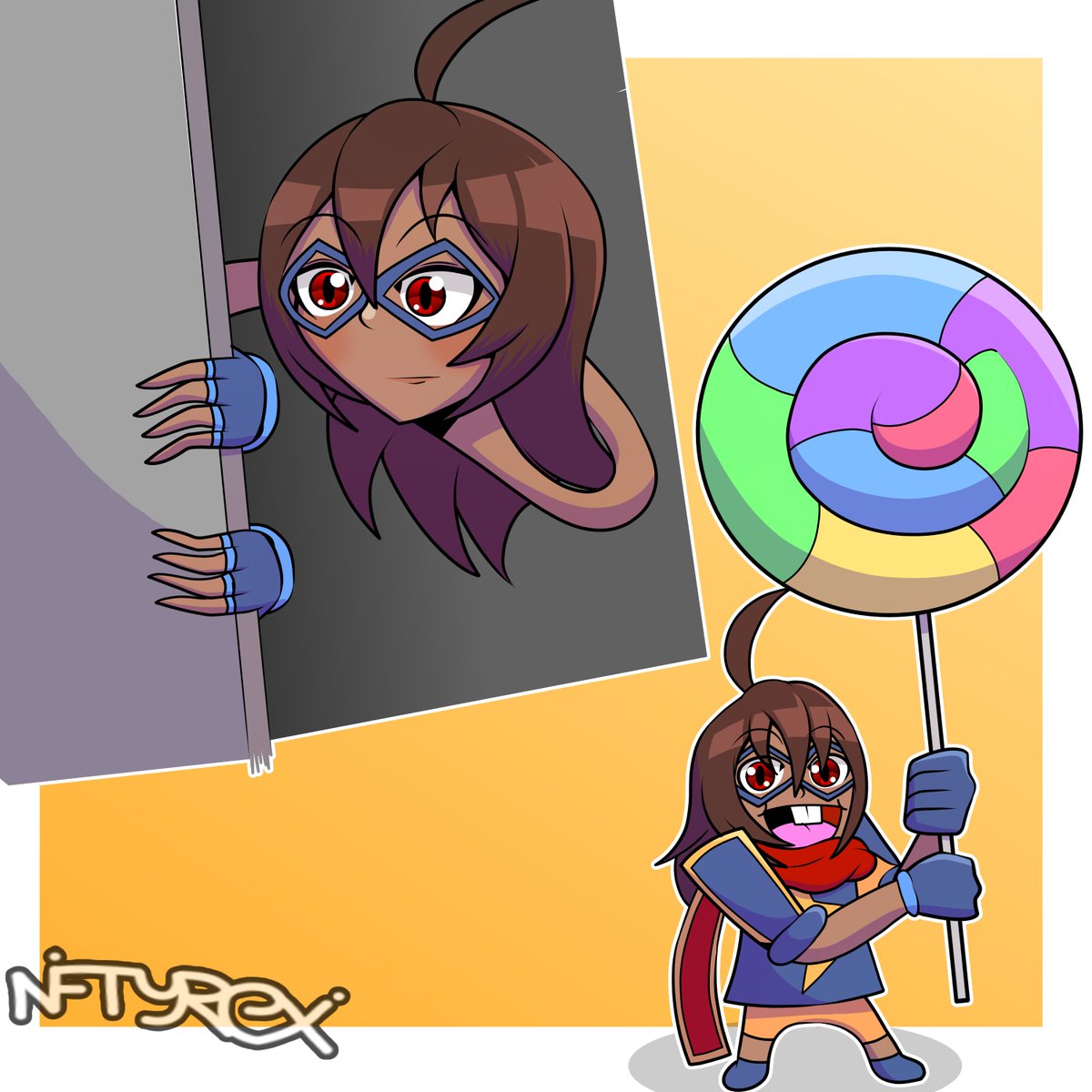 OGNiftyrex's tweet photo. Surprise surprise, more Ms Marvel. https://t.co/sw9RNxfFZa