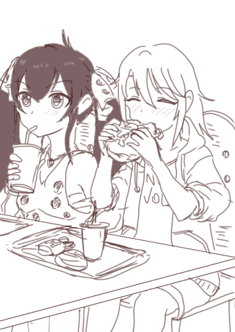 binjouniki's tweet photo. ハンバーガー https://t.co/XNEqO0mIox