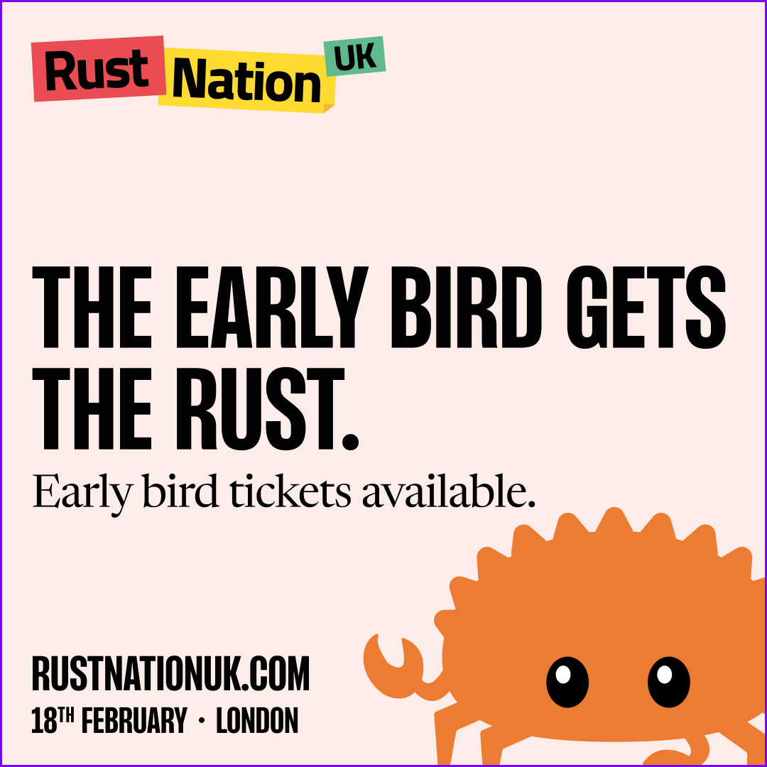 RustNationUK tweet picture