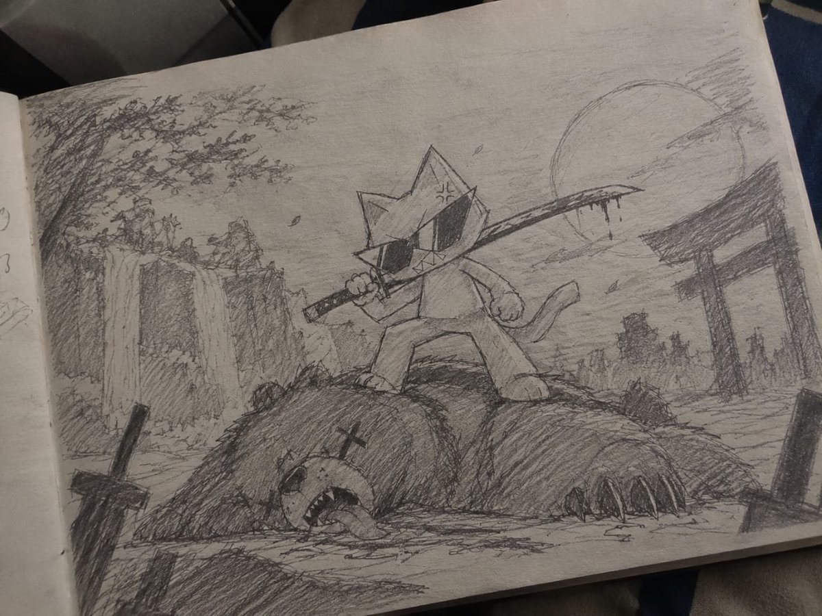 Canondevnot's tweet photo. my hand drawn art for $HYLOCAT ✍️

also added the digital version too

@hylo_so @hylocat https://t.co/Ma9F37ugIq
