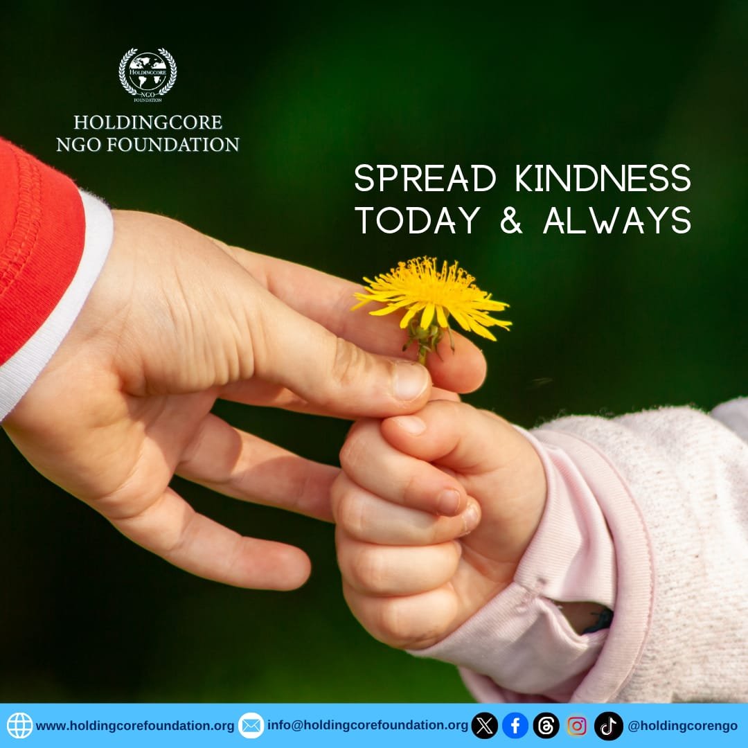 Holdingcorengo's tweet photo. Every act of genuine care lays another brick toward a kinder, more connected world. 

#BuildingLegacy #IntentionalLiving #SpreadKindness #HoldingcoreEMPFoundation https://t.co/HV0gwlGBEX