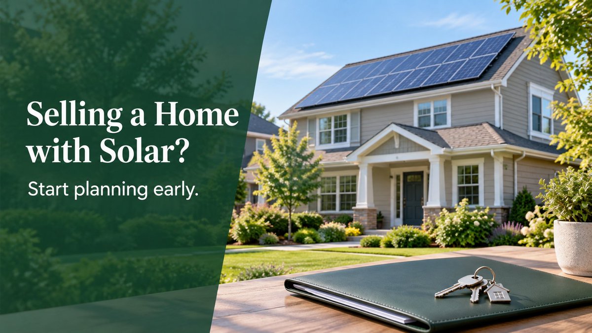 SprucePower's tweet photo. 🏡 Selling a home with solar? Start early. Locate your solar agreement and include it in the home-sale conversation before closing to help reduce last-minute questions.

#HomeSales #SolarEnergy #SprucePower https://t.co/db3dQEwegm