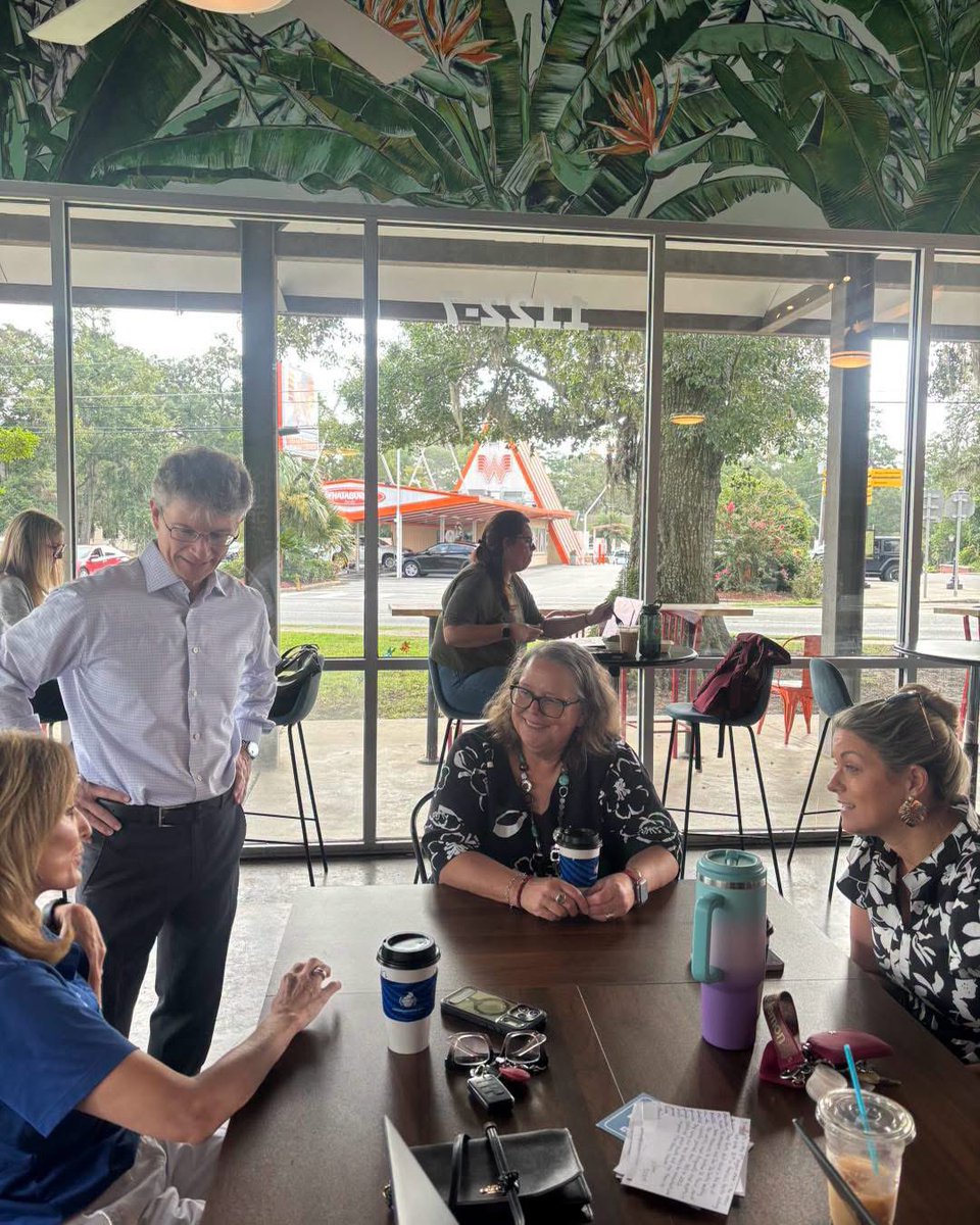 AllisonTantFL's tweet photo. Happy National Coffee Day! Whether it’s Cowhaus or RedEye, you can find me meeting with constituents and enjoying my morning coffee at one of these award-winning small businesses. Congrats again to Jason &amp; Ashley Cowen of Cowhaus on their Best of Florida award! https://t.co/MEg7ko7Zqe
