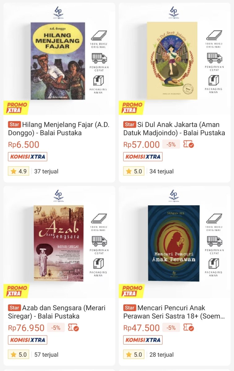 jsongseongs's tweet photo. guys yang suka bacaan klasik, cerita daerah, atau buku-buku pendidikan coba cek toko buku ini yaa!

ada banyak banget pilihan bacaan dengan harga super duper affordable nih. kayanya oke banget buat masuk ke wl kita 🙂‍↔️✨️
📎 https://t.co/KphdIyZUqs https://t.co/q2K08kVjod