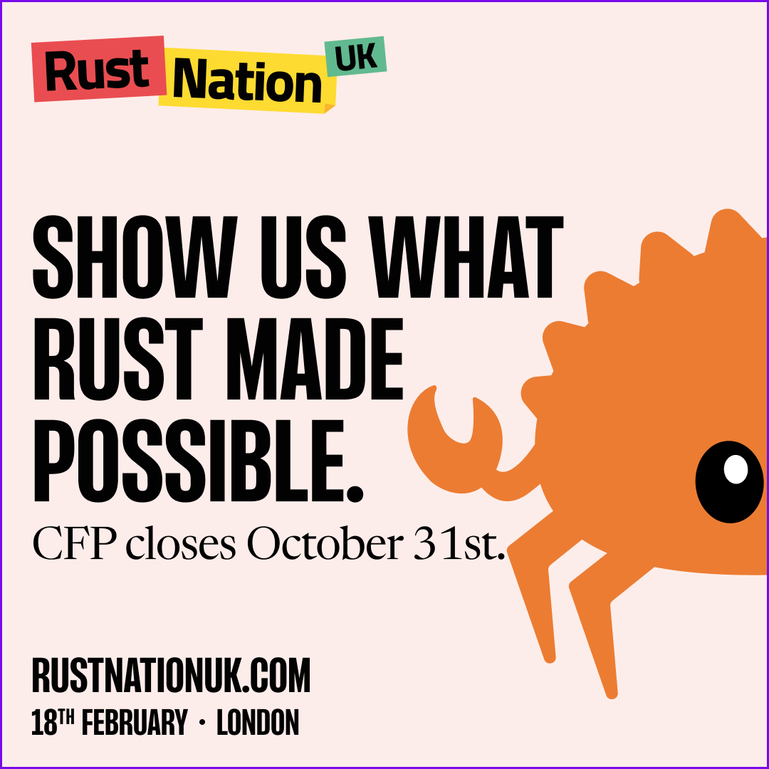 RustNationUK tweet picture