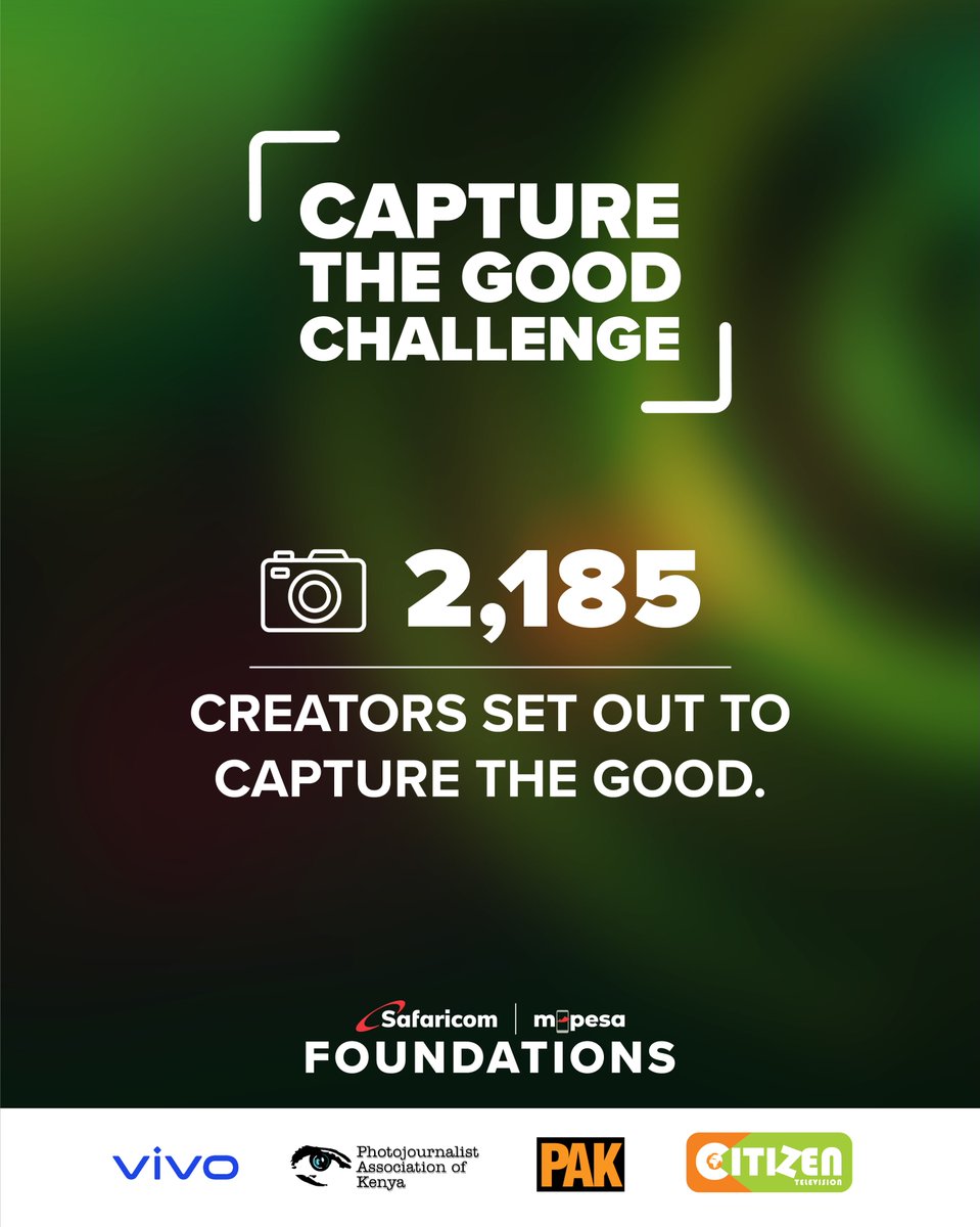 baze_ke1's tweet photo. The journey has been captured. The stories have been told.
The moment has arrived. Join us LIVE on Safaricom PLC YouTube, Facebook, TikTok & Baze as we celebrate the storytellers behind Capture The Good Challenge 2026 and crown the ultimate winners.
#CaptureTheGood #CTGAwards https://t.co/eNLwgaPEUX