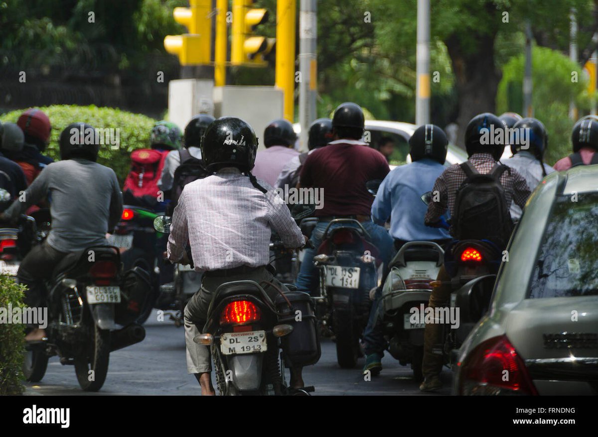 with_mantri's tweet photo. I still don’t understand the logic behind a helmet fine.

Wrong-side driving, jumping red lights, pollution — I get it. My actions can put others at risk.

But a helmet? That’s primarily about my own safety.

In a country where potholes kill people, we’re fined for not wearing a helmet… but the potholes are still roaming free. 🤷‍♂️
#trafficrules
