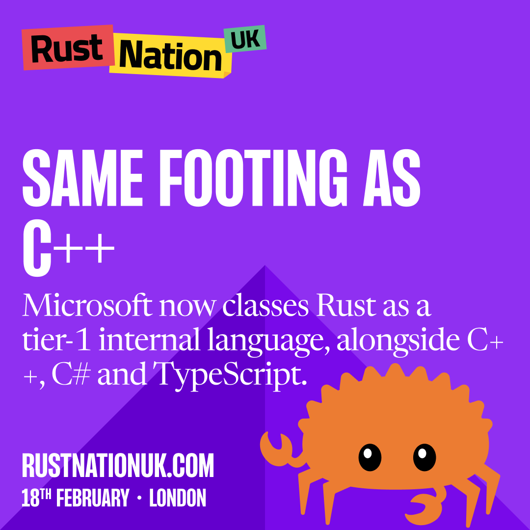RustNationUK tweet picture