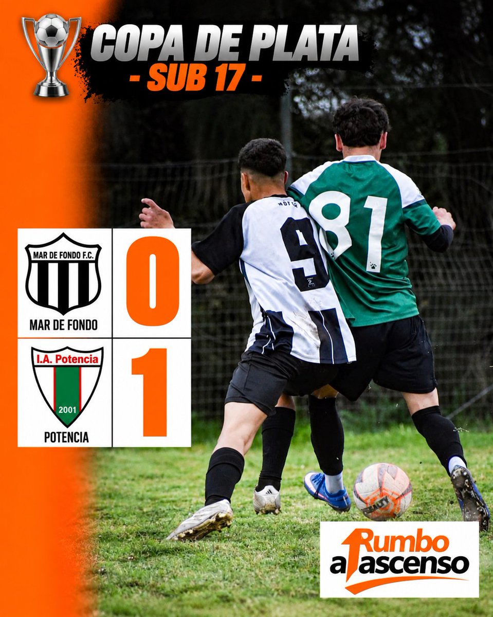 elascensouy's tweet photo. #CopaDePlata
FINAL
Categoria Sub 17
Mar de Fondo 0 - 1 Potencia

#NexoraMG
#RumboAlAscenso https://t.co/xvDprgs2fZ