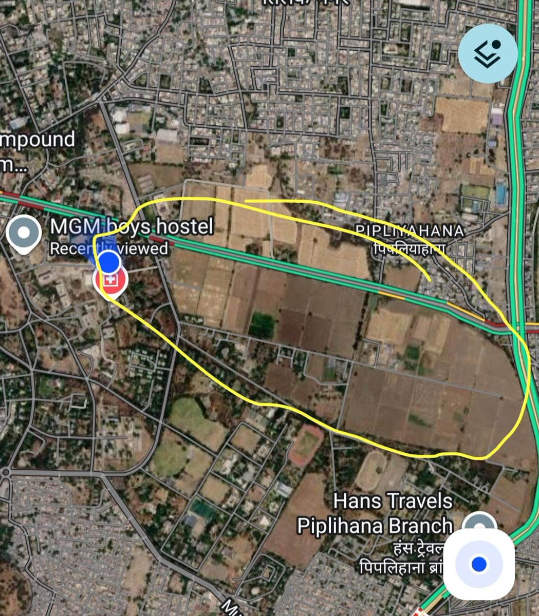 Raghavv_17's tweet photo. Could Indore have its own version of Central Park, New York?

There is a large vacant/agricultural looking land parcel along Pipliyahana Road. If authorities can work with the landowners, it potentially be transformed into a neywork Central Park style urban park with greenery https://t.co/l6uarjQZKW