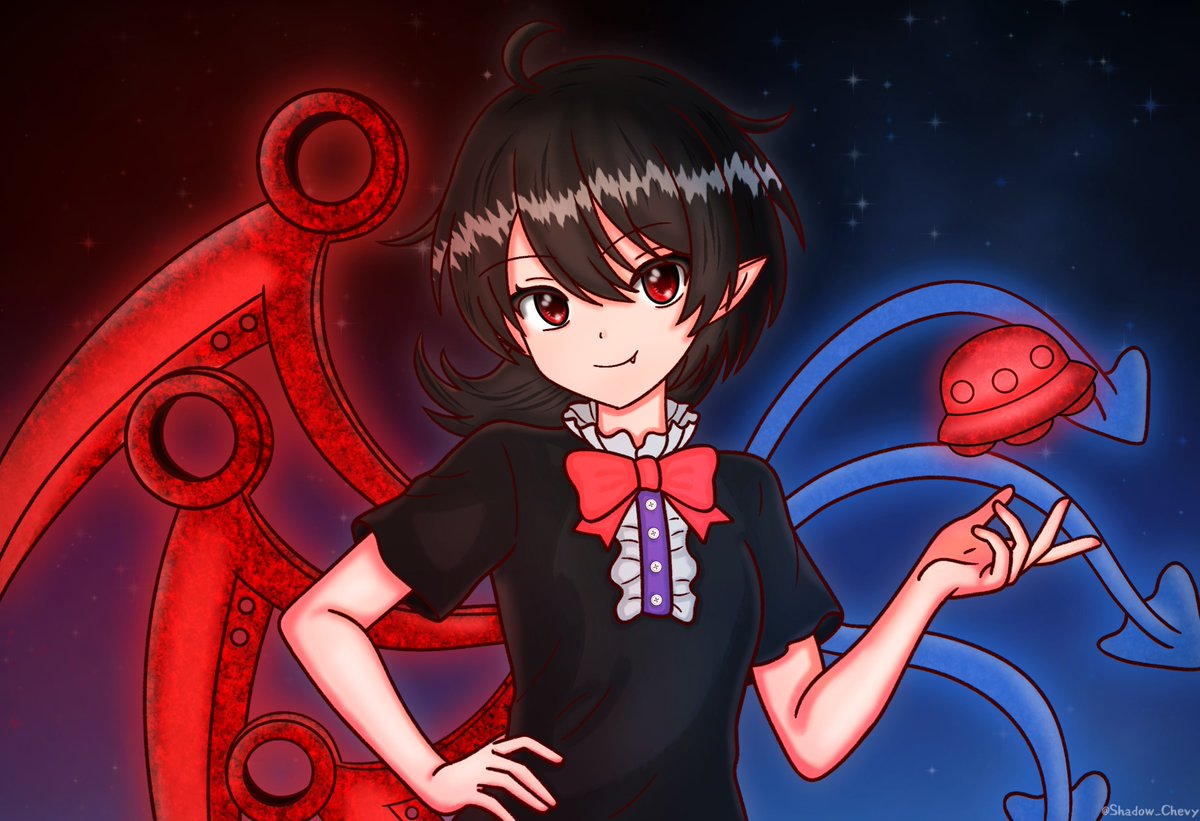 Shadow_Chevy's tweet photo. Something "Nue" comes this way 🛸

#東方Project #封獣ぬえ #ぬえ https://t.co/KX1rrmviUi
