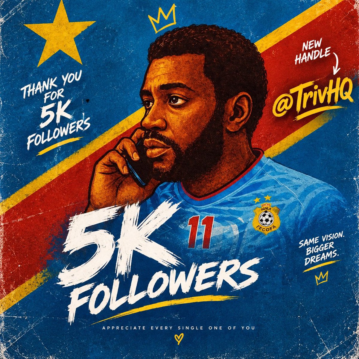 TrivHQ's tweet photo. To celebrate reaching this goal i’ve chosen to Change my Handle from

‘TfrmTheSev’

To TrivHQ🤞🏿

New Era https://t.co/Fr9i84CCaO