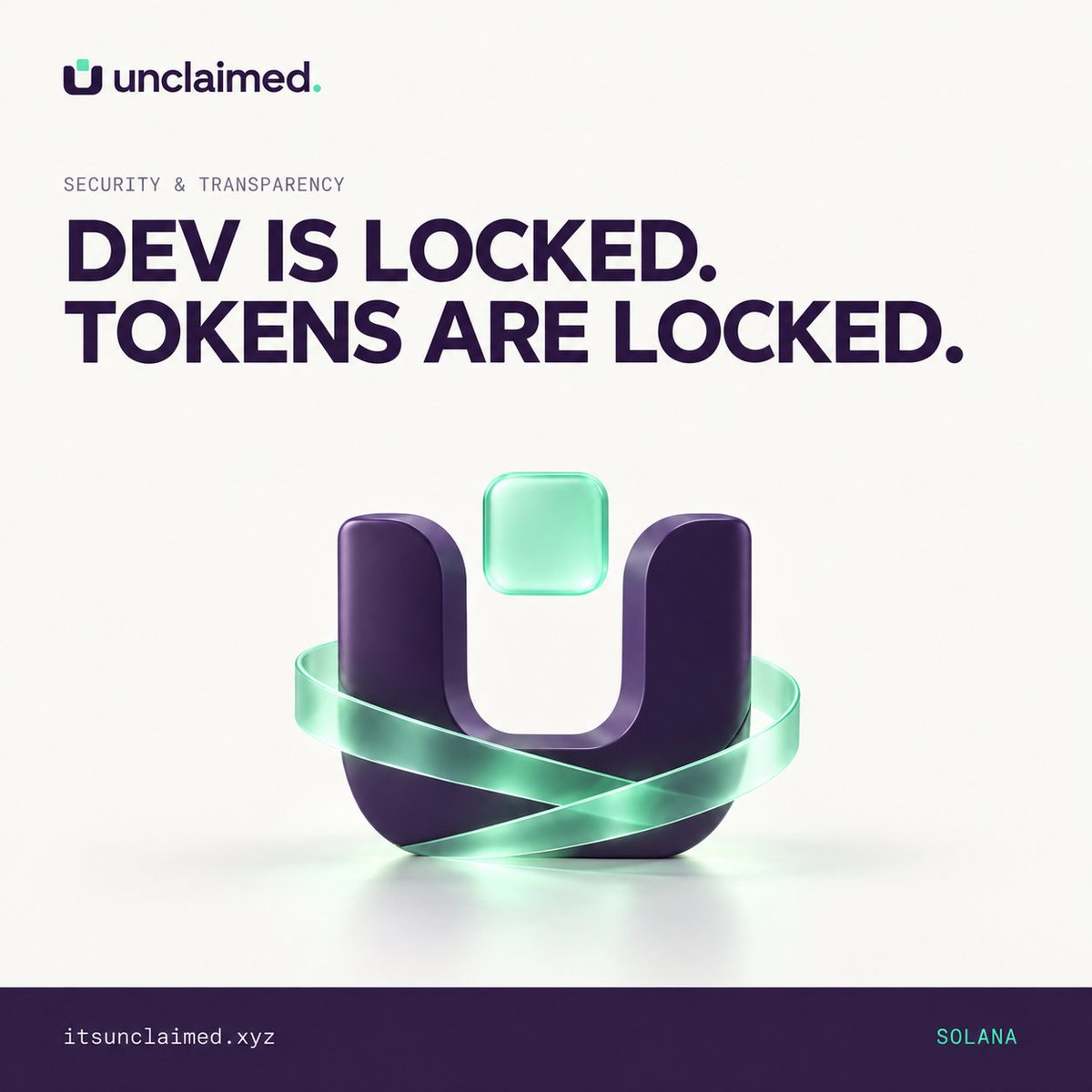 Itsunclaimed_'s tweet photo. dev tokens have been locked. $UNCLAIMED

https://t.co/W0T7HNnGEF https://t.co/zX4ZQI80Fl