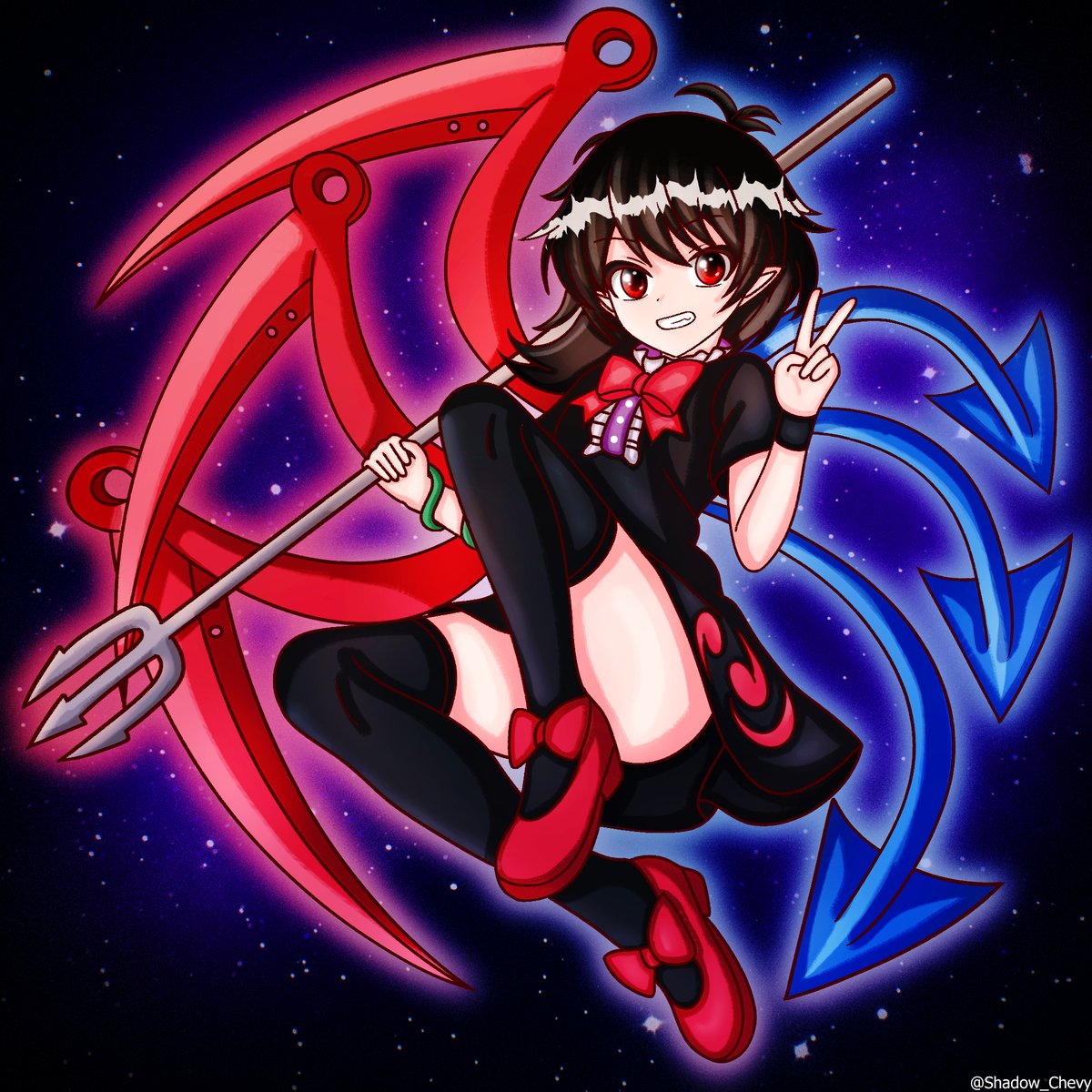 Shadow_Chevy's tweet photo. Something "Nue" comes this way 🛸

#東方Project #封獣ぬえ #ぬえ https://t.co/KX1rrmviUi