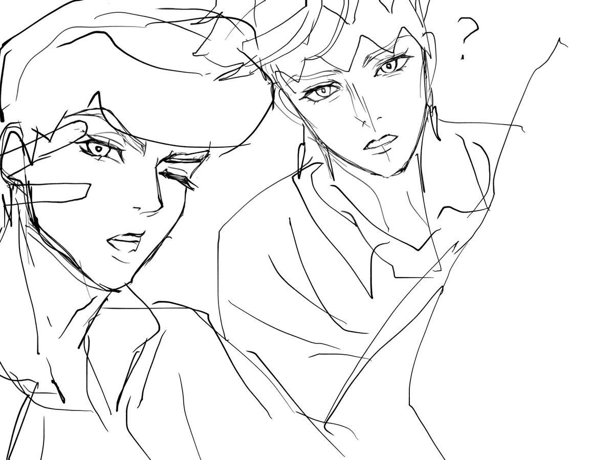 Ash08jojo's tweet photo. 自撮り風の何かが描きたい https://t.co/jPEK0zkX2z