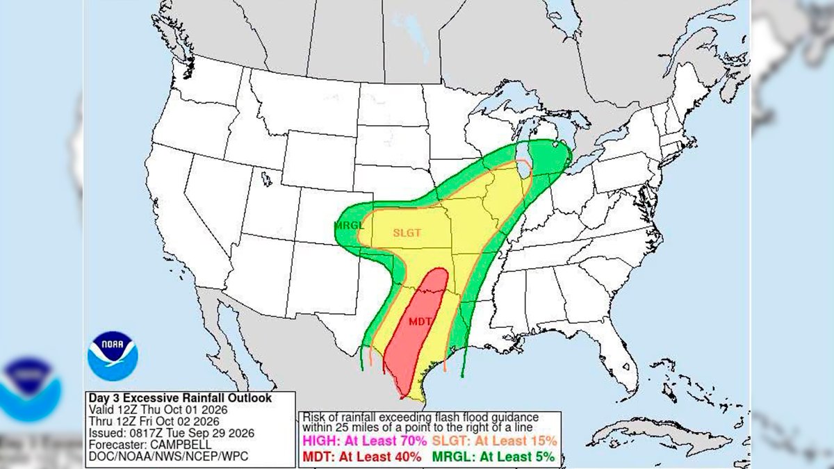 pnortemx's tweet photo. PREVÉN LLUVIAS INTENSAS Y RIESGO DE INUNDACIONES EN LA REGIÓN A PARTIR DEL JUEVES

Eagle Pass, Texas.– Un periodo de lluvias con probabilidades moderadas a altas se espera desde la mañana del jueves y hasta el sábado en diferentes puntos de Texas, incluyendo la zona fronteriza de Eagle Pass.

El pronóstico advierte que entre jueves y viernes podrían presentarse lluvias intensas, principalmente desde las áreas de Laredo y Zapata hasta Eagle Pass, además del corredor de la Interestatal 35 rumbo a Dallas.

Las condiciones previstas podrían generar acumulaciones importantes de lluvia en periodos relativamente cortos, por lo que existe riesgo de inundaciones repentinas en algunas zonas de Texas.

Es importante señalar que los pronósticos meteorológicos son variables y pueden cambiar conforme evolucionen las condiciones atmosféricas. Por ello, se recomienda mantenerse al pendiente de las actualizaciones del Servicio Meteorológico Nacional y de los avisos que emitan las autoridades de Protección Civil.

Fuente: Servicio Meteorológico Nacional de Estados Unidos (National Weather Service/NWS), actualización del 29 de septiembre de 2026, 6:30 a.m.

Punto Norte MX
Primero confirmar. Después informar.
