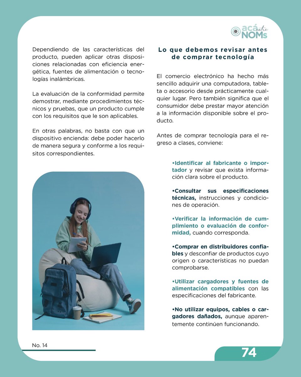 acaentreNOMs's tweet photo. El comercio electrónico ha hecho más sencillo adquirir una computadora, tableta o accesorio desde prácticamente cualquier lugar.
📖 𝗥𝗲𝘃𝗶𝘀𝗮 𝗲𝗹 𝗮𝗿𝘁𝗶́𝗰𝘂𝗹𝗼
https://t.co/udGwvTCgBQ
#Seguridad #NOM #Riesgos #InfraestructuraDeLaCalidad #Tecnologia https://t.co/hqFd5yT087