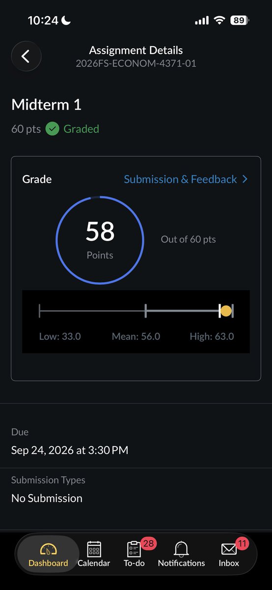 Davefisherman69's tweet photo. Average GPA is a 2.6… how bad is it going to get? https://t.co/vI6j3ClY7V