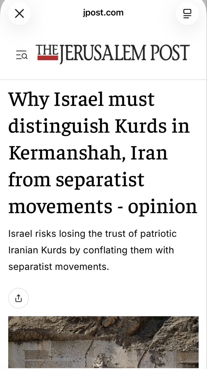 SBayaziddi's tweet photo. Tina Ghazimorad is a former Manoto TV journalist who is now communications director to Reza Pahlavi. She has publicly expressed strong support for the Pahlavi camp and has taken positions hostile toward Kurdish political aspirations in Iran. She has repeatedly promoted what I consider to be false and misleading narratives about Kurdish political movements in Iran, their history, their objectives, and the level of popular support they have among millions of Kurds in Iran. Her characterization of Kurdish political movements primarily through the lens of “separatism” dismisses the diversity of Kurdish political demands, including democratic rights, self-determination, federalism, and political participation within a democratic Iran. From my perspective, these statements are not only inaccurate but contribute to a hostile narrative toward Kurdish political aspirations and Kurdish representation in Iran. @Jerusalem_Post