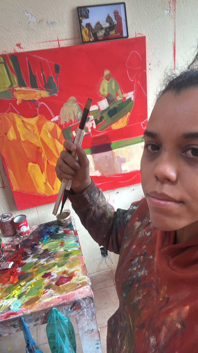 GomezManuz's tweet photo. Pintura coletivoI, uma das minhas pinturas preferidas que eu fiz recentemente https://t.co/7SlPwKPCXk