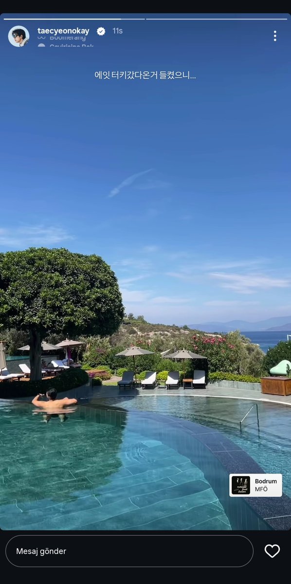 kencanabilader's tweet photo. 2pm Ok taecyeon storysi MFÖ BODRUM şarkısıyla wuaaaa Ah, Türkiye'ye gidip yakalandım yazmiss https://t.co/s3ATMapidF