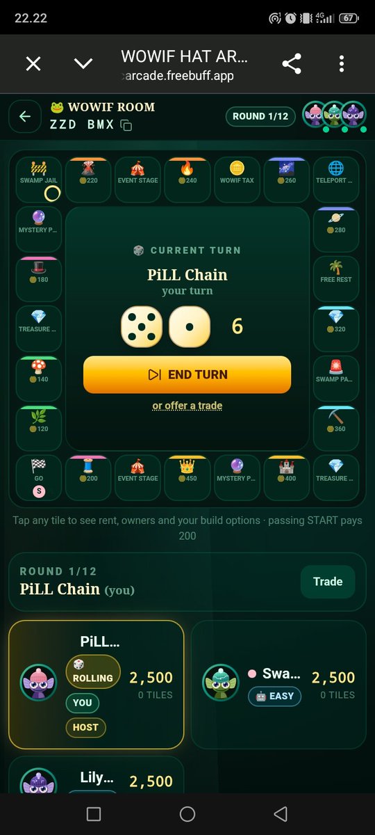 PiLLChainn's tweet photo. We have launched the latest Monopoly game, where players can compete against friends or the computer in real-time. Join in on the fun and stay tuned for future updates. https://t.co/8bsGQcGJrK https://t.co/alOosPtjvH