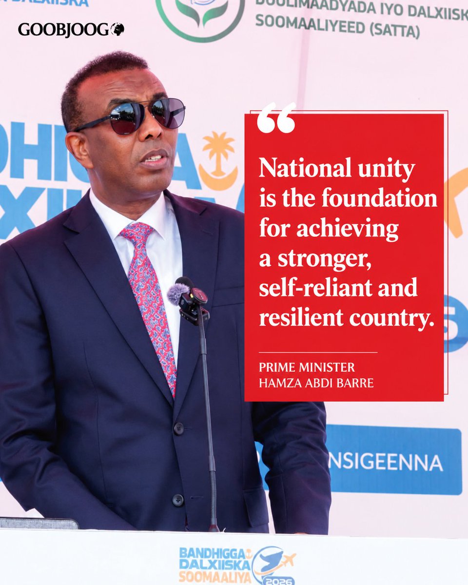 GoobjoogMedia's tweet photo. Somali Prime Minister on National Unity: https://t.co/8SpY7eck0l