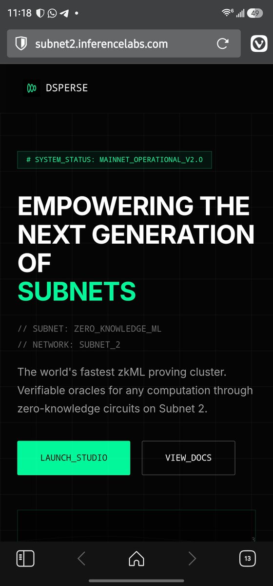 Endrickmano's tweet photo. Subnet 2 is pushing Verifiable AI forward with 5.1B+ verified proofs on-chain. Its zkML infrastructure helps Inference, Agents, and Builders use verifiable oracles backed by zero-knowledge circuits
@inference_labs #Subnet2 #Bittensor #zkML #VerifiableAI #TAO #ProofOfInference https://t.co/RYRdo738Sc
