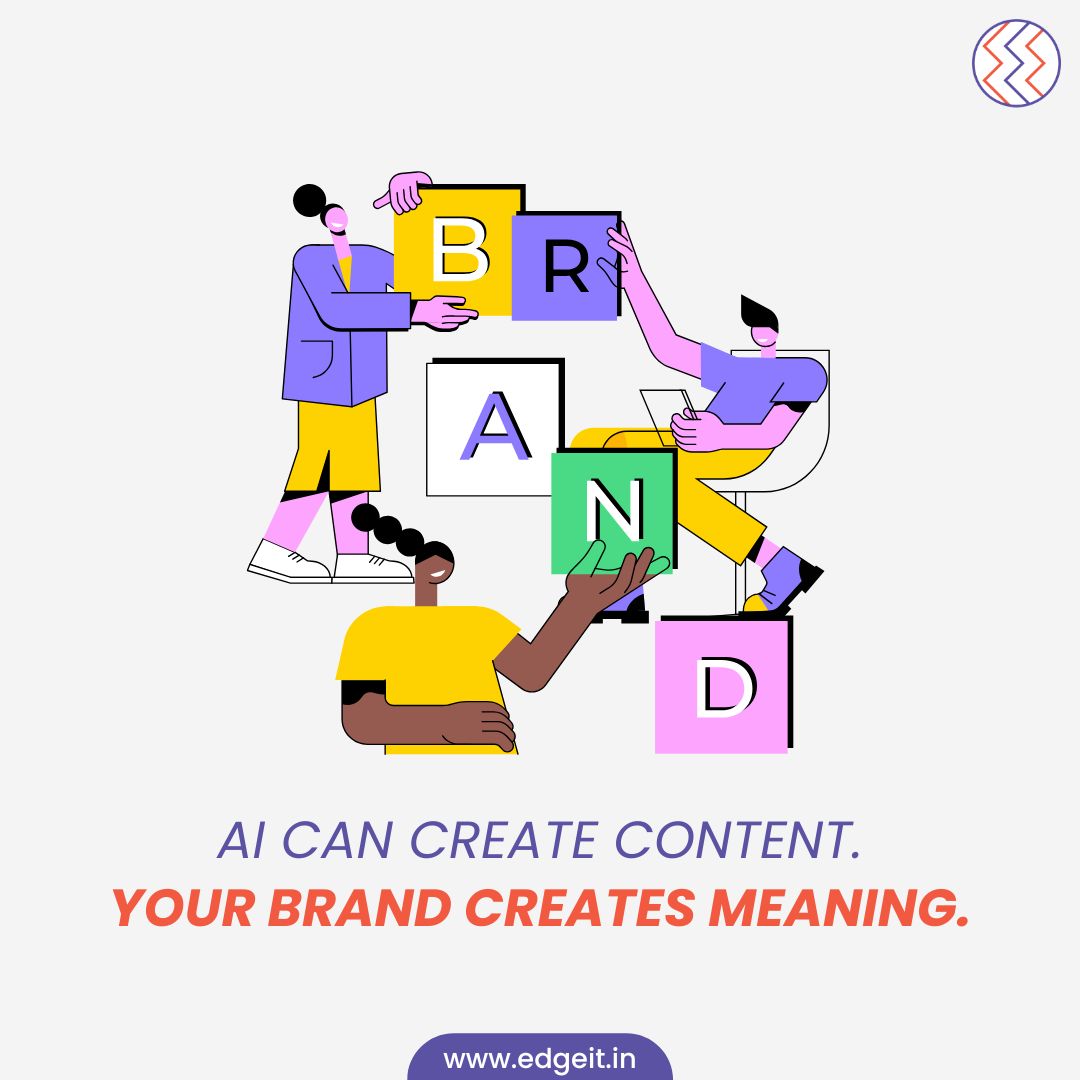 edgeitonline's tweet photo. AI can help you write the post.
But it can't decide what your brand should stand for.
Your brand's stories, beliefs, experiences and point of view are what turn content into something meaningful.
Use AI to create faster. Use your brand to mean something.
#edgeIT https://t.co/KAAHVywhfy