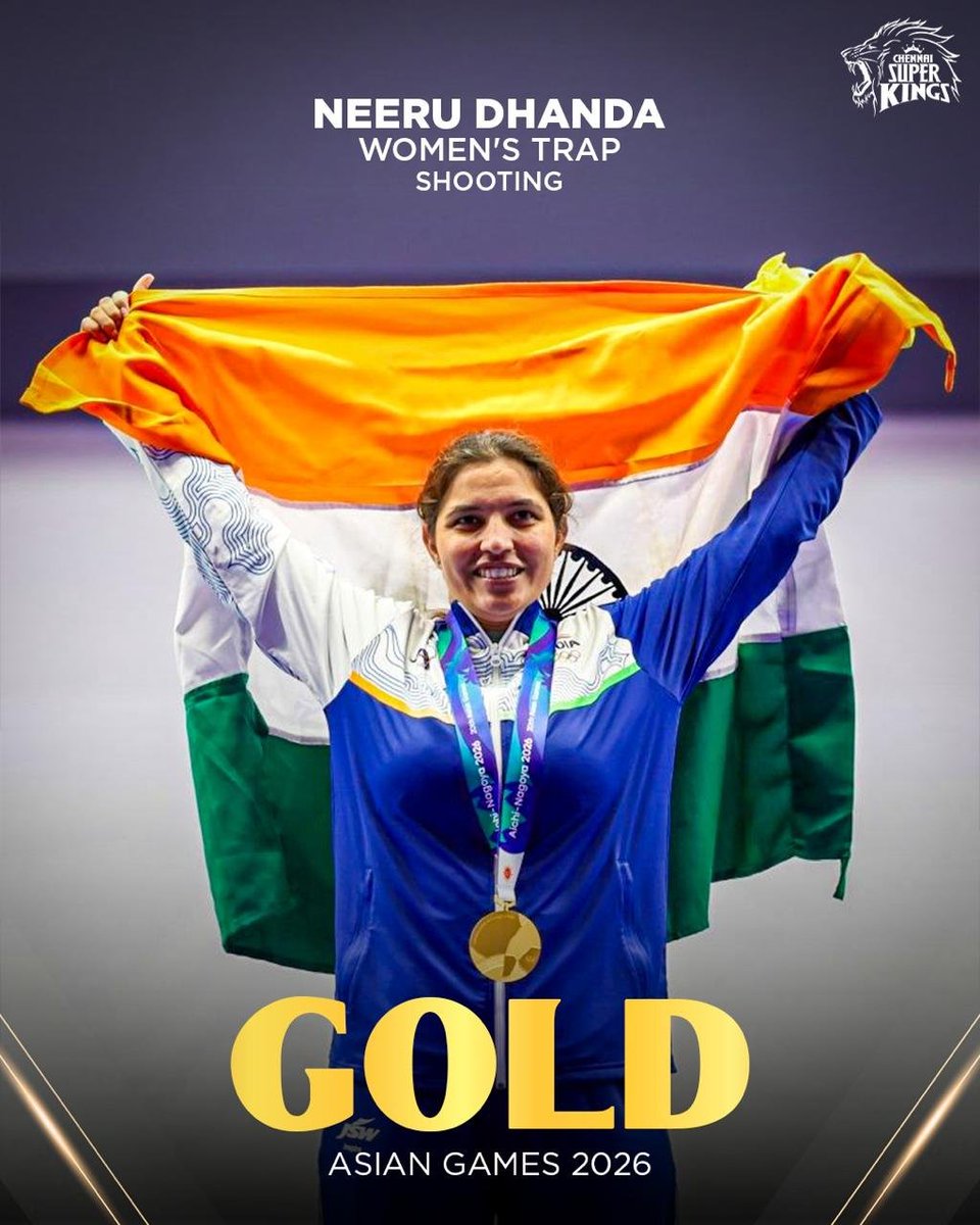 ChennaiIPL's tweet photo. The medal tally keeps climbing! 🇮🇳🏅

#WhistlePodu #AsianGames https://t.co/MyZla0ucnM