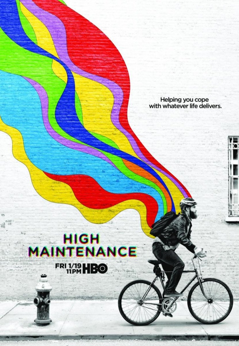 hateunicorns3's tweet photo. 'HIGH MAINTENANCE' #series 🎞️ buenísima 🚬🚬 🍿 https://t.co/fgD4rhopOQ