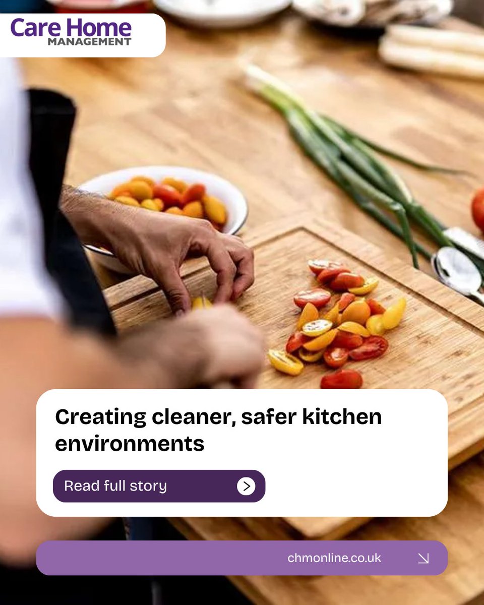 Carehomemanage's tweet photo. π΄ Creating cleaner, safer kitchen environments in care homes.
#carehomemanagement #carehomes #carecatering #kitchenhygiene #socialcare https://t.co/N7KfFA3tT8